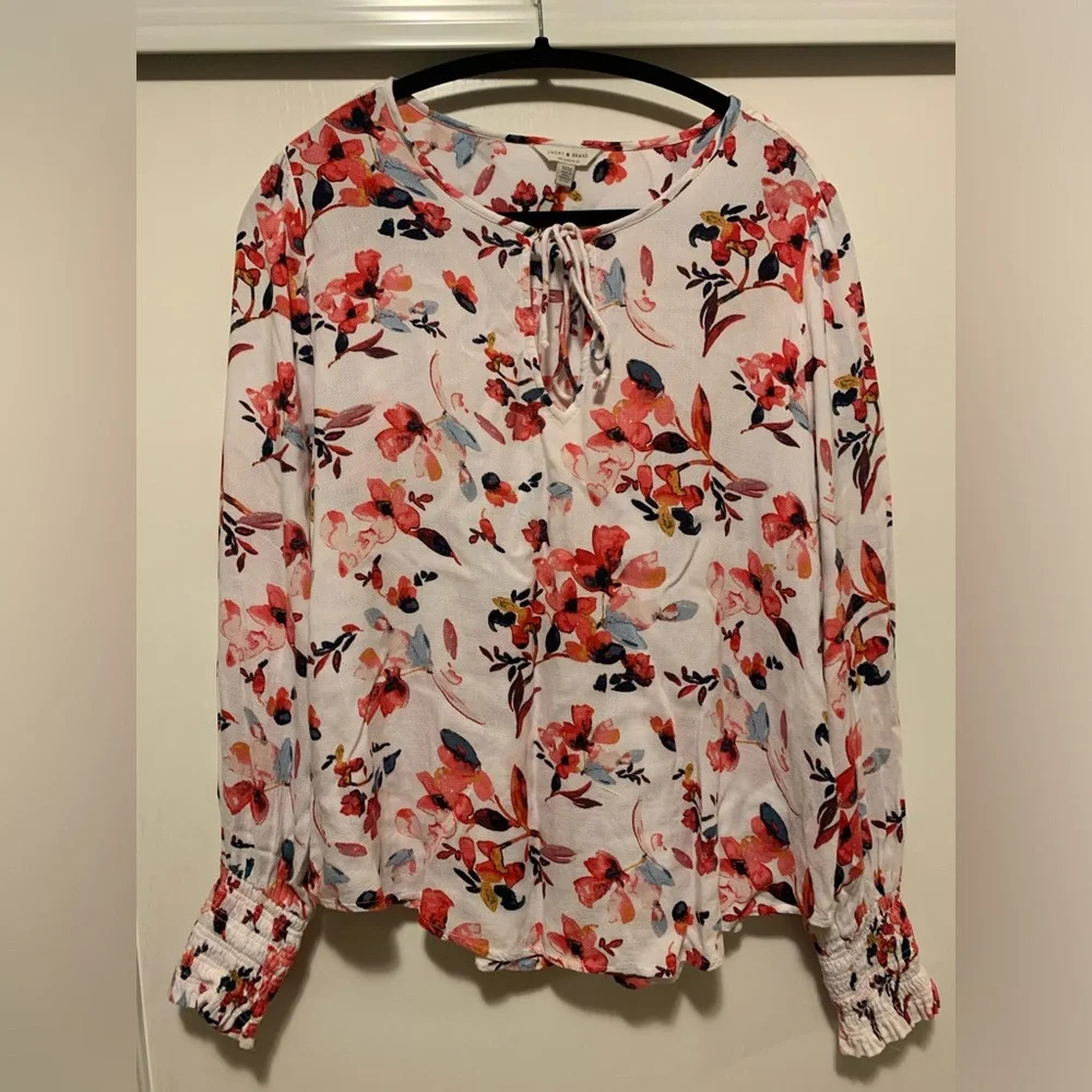 Lucky Brand Floral Blouse